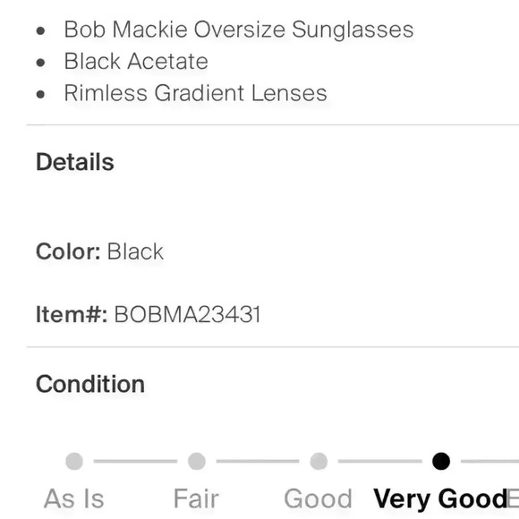 Bob Mackie oversized sunglasses NWT comes with unbranded sunglasses case